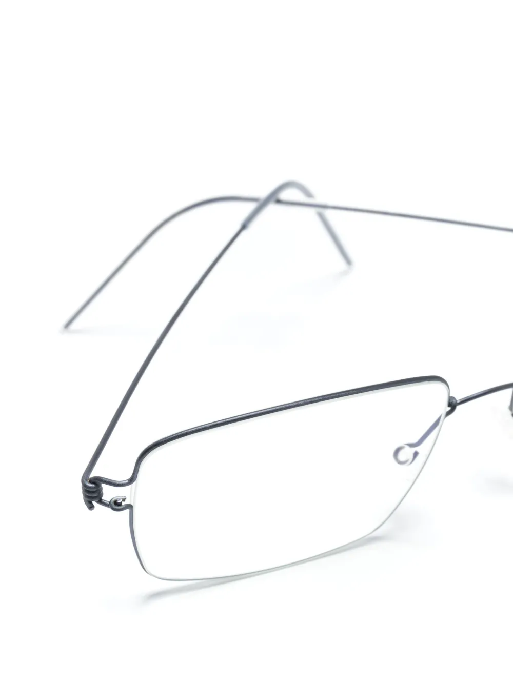 Lindberg Tim Rectangle-frame Glasses In Blue