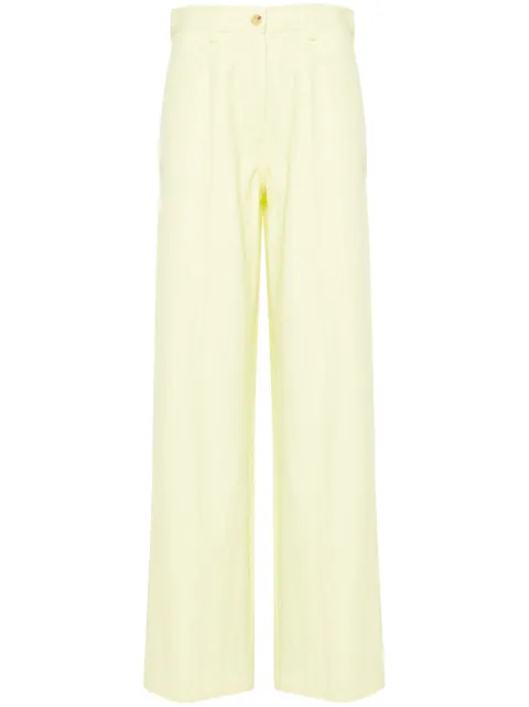 Forte Forte high-waist straight-leg trousers
