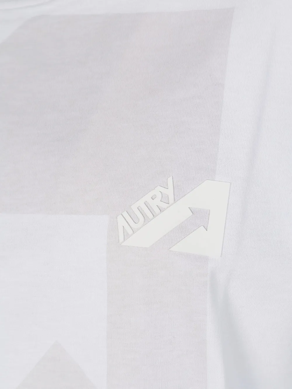 Autry Cropped top met Arrow-print Wit