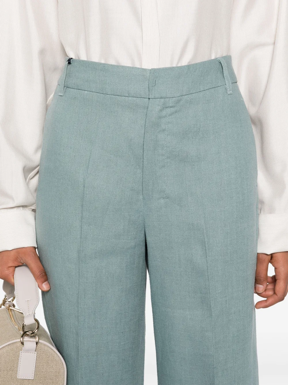'S Max Mara Dosalix linnen palazzo broek Blauw