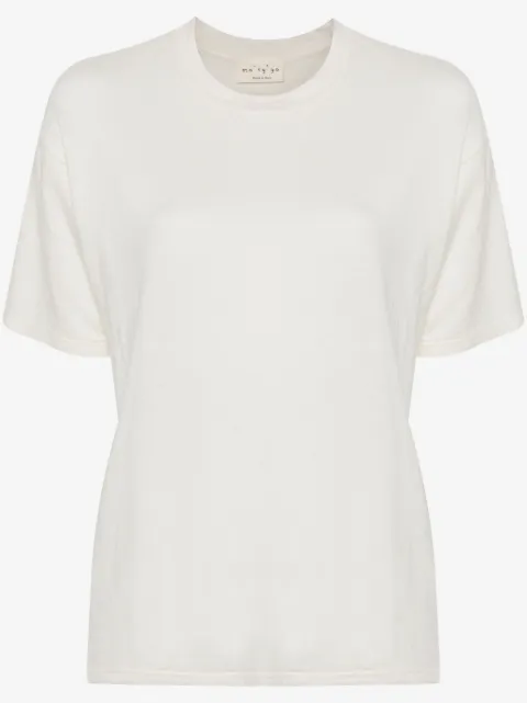 Ma'ry'ya slub-texture T-shirt