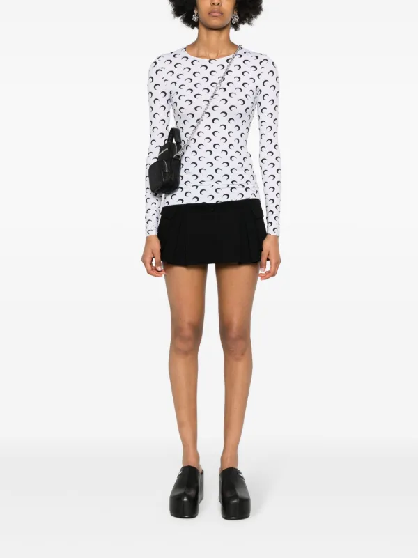 Marine Serre Crescent Moon Tシャツ | ホワイト | FARFETCH JP
