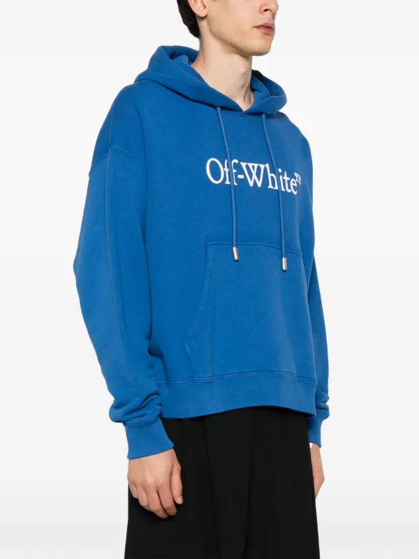 Navy blue off white hoodie on sale