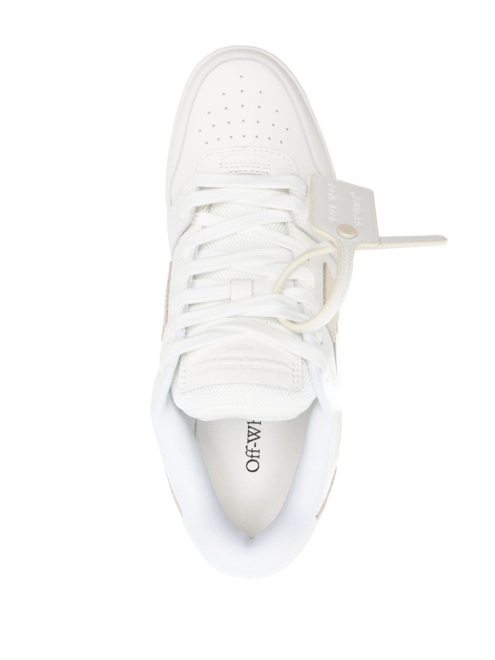 Off-White Out Of Office panelled leather sneakers Men