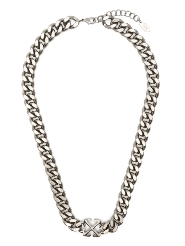 Off-White Arrows-motif Necklace | Silver | FARFETCH