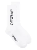 Off-White Bookish logo-intarsia socks