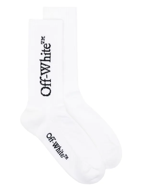 Off White Logo Socks