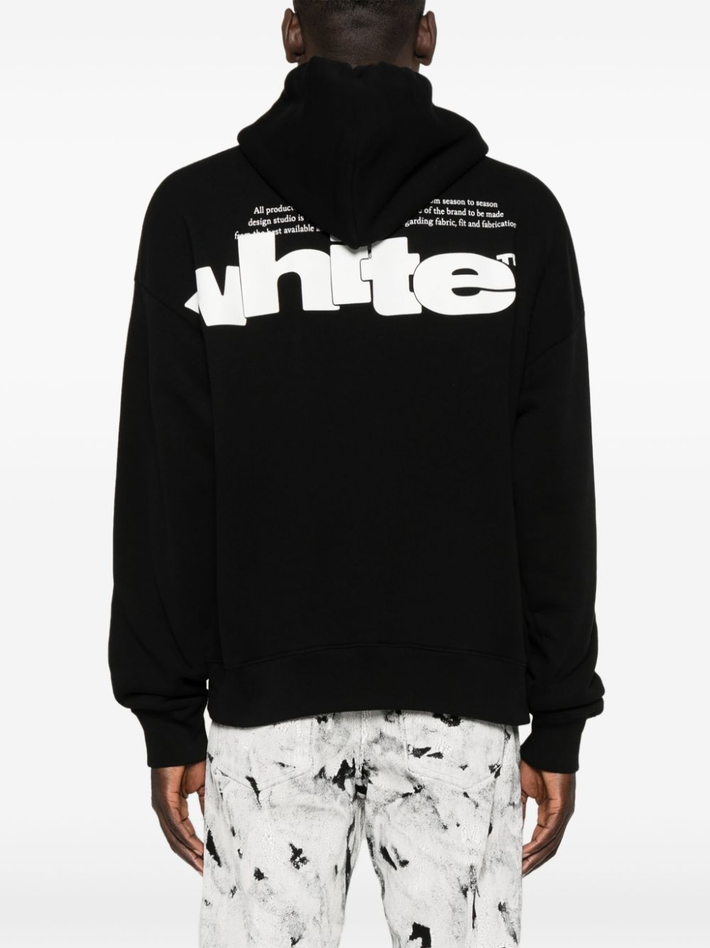 Off-White Shared Logo cotton hoodie Men