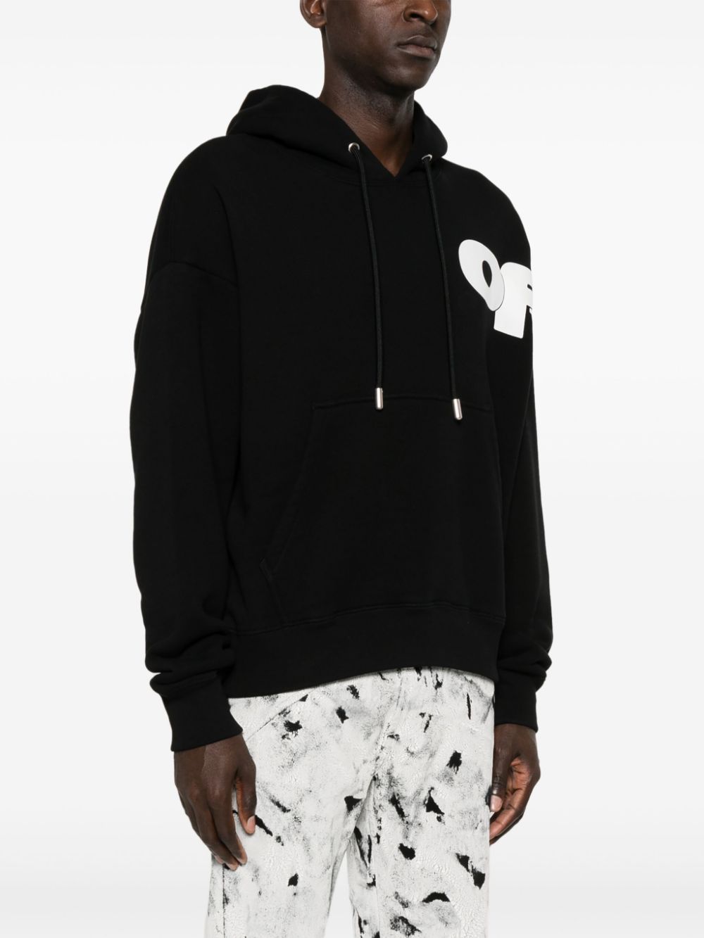 Off-White Shared Logo cotton hoodie Men