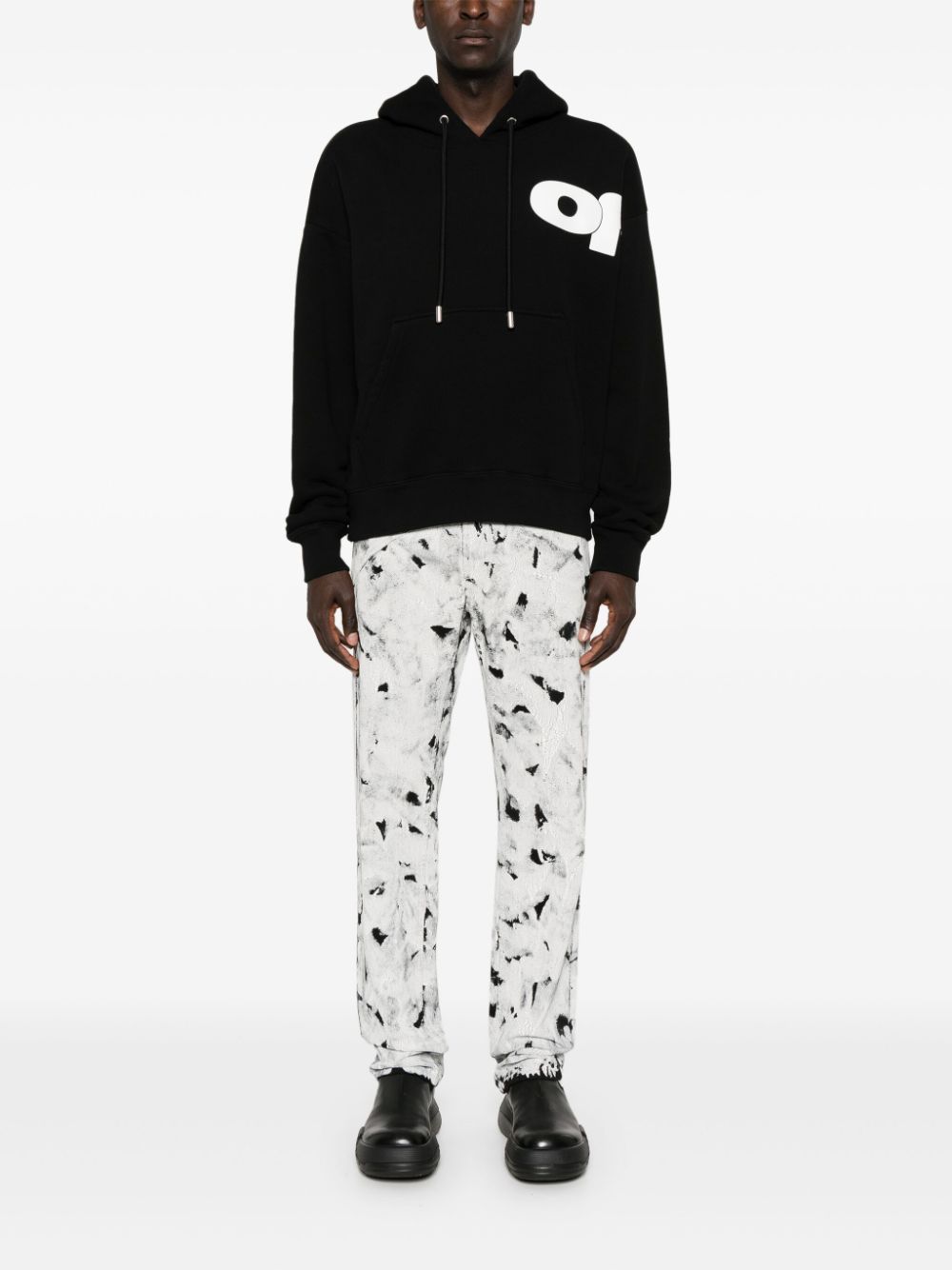 Off-White Shared Logo cotton hoodie Men