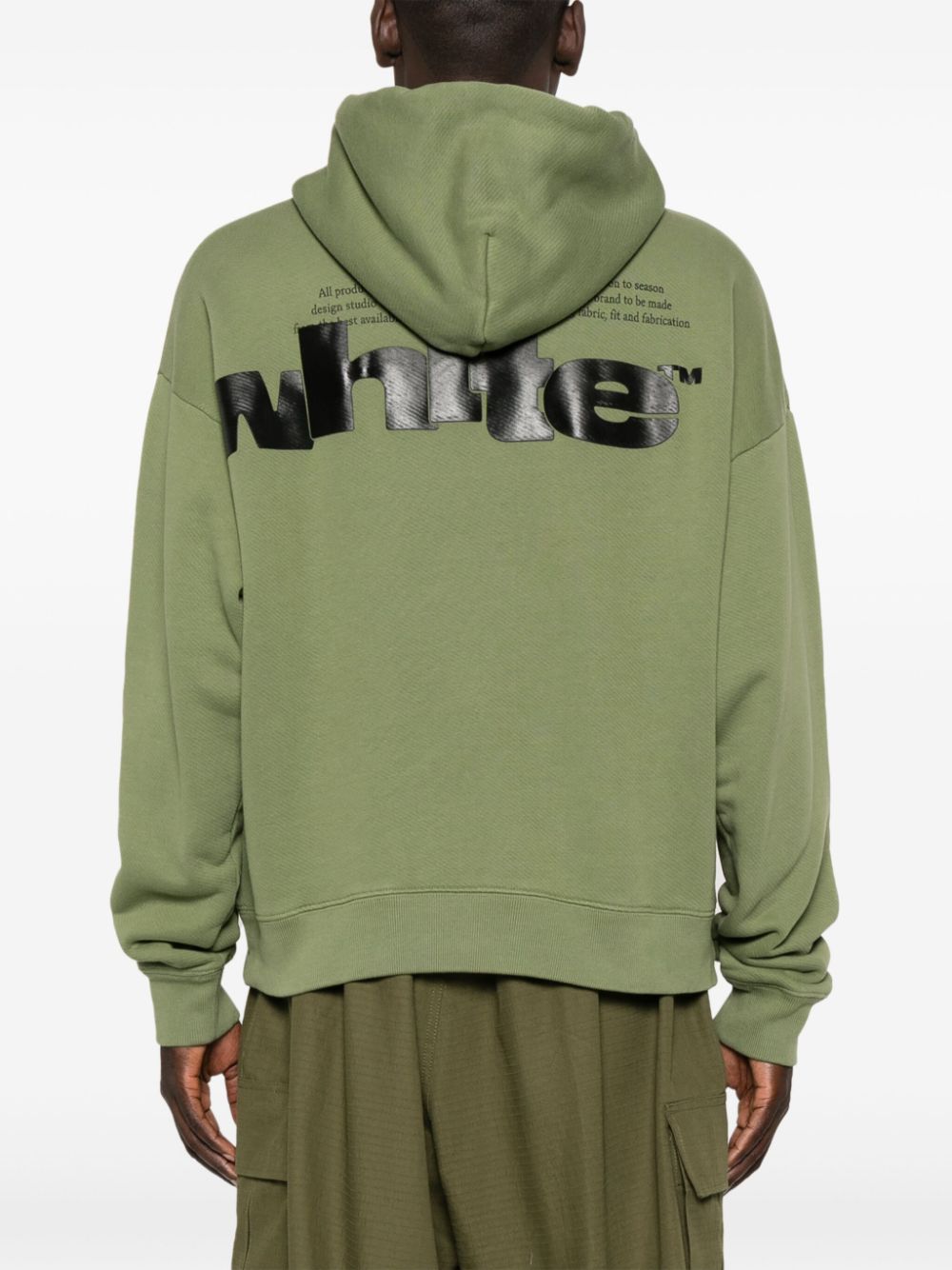 Off-White Shared Logo cotton hoodie Men