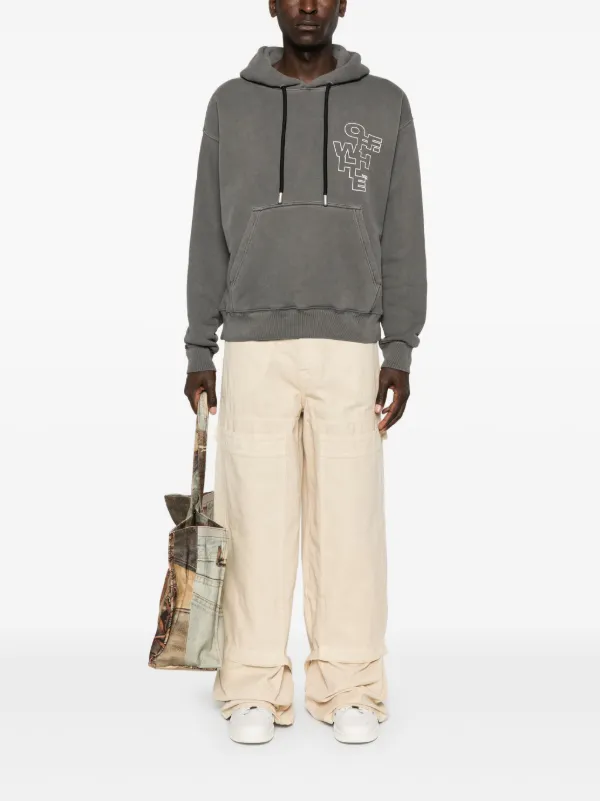 パーカー・フーディ Off-White Arrows Motif Hooded Sweatshirt With Pouch Pocket 23346715_53916092_600.jpg
