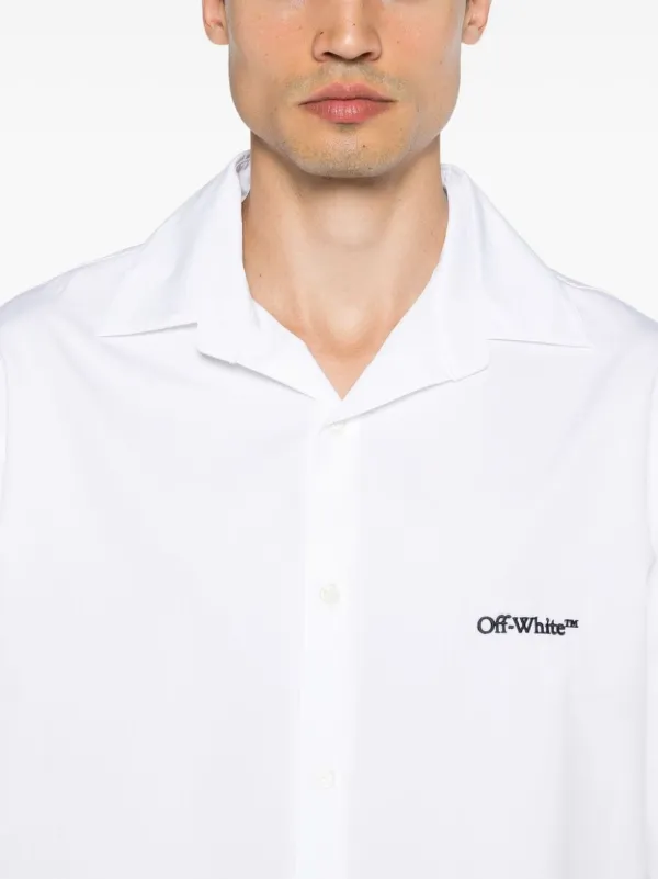 Off-White Gothic Arrow Poplin Shirt | White