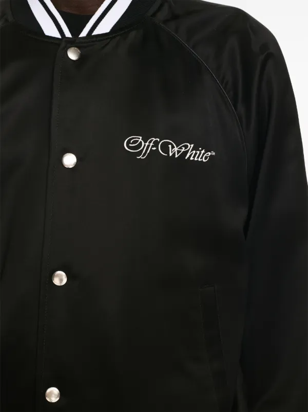 Off-White - Nylon bomber jacket black - The Corner