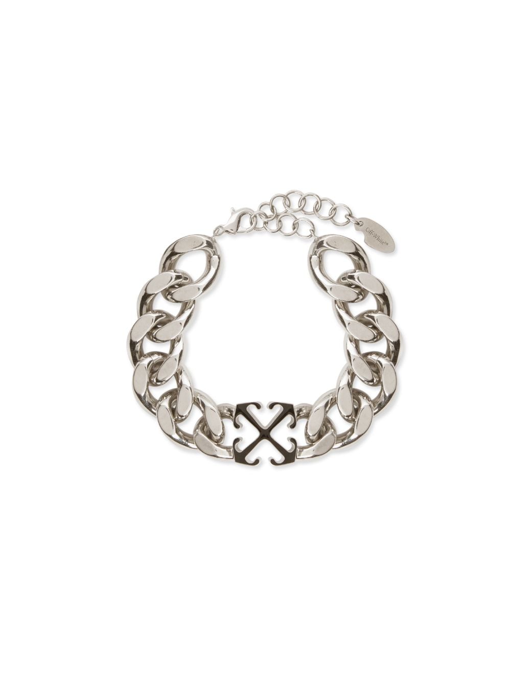 Off-white Arrow Chain Bracelet In Metallic