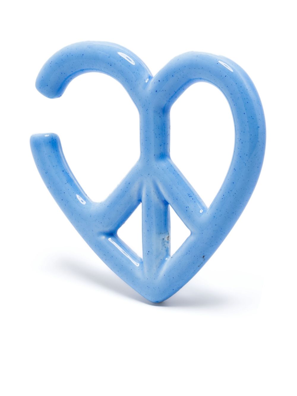 MOSCHINO JEANS heart-shape single earring - Blue