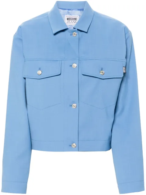 MOSCHINO JEANS جاكيت بشارة شعار الماركة