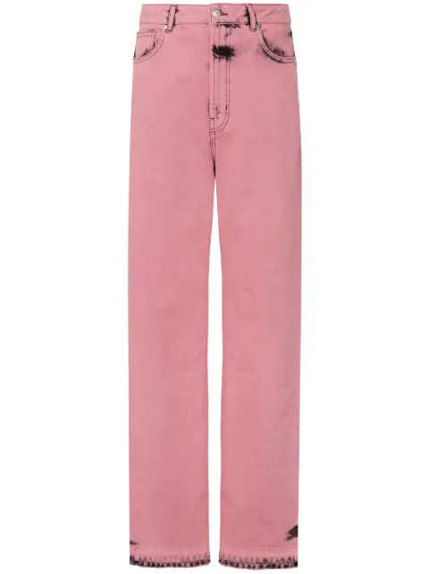 MOSCHINO JEANS jean cigarette à taille haute