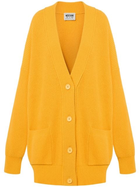 MOSCHINO JEANS cardigan oversize à col v