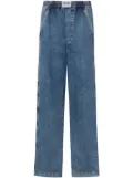 MOSCHINO JEANS high-rise wide-leg jeans - Blue