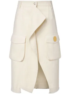 【MOSCHINO】 ホワイトデニムスカート MOSCHINO JEANS ウィメンズ デニムスカート通販 - FARFETCH