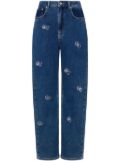 MOSCHINO JEANS high-rise tapered jeans - Blue