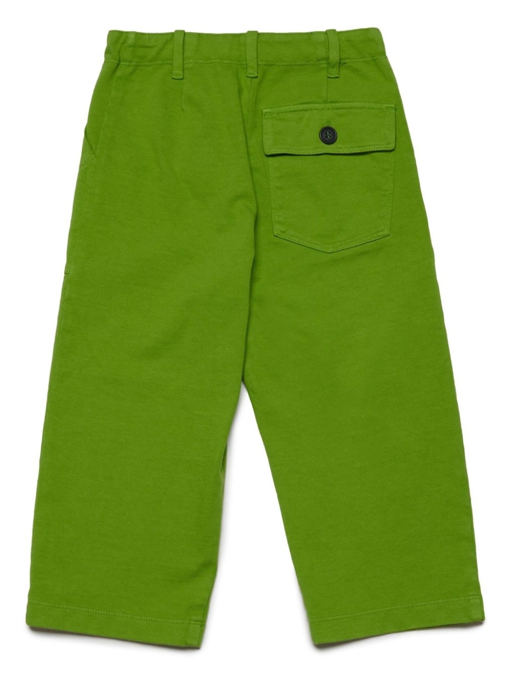 Shop Myar Logo-print Cotton Trousers In Green