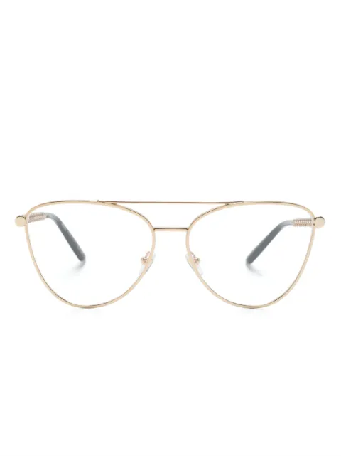 Versace Eyewear Greca cat-eye frame glasses