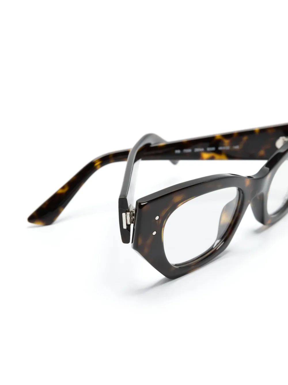 Shop Ray Ban Zena Geometric-frame Glasses In Braun