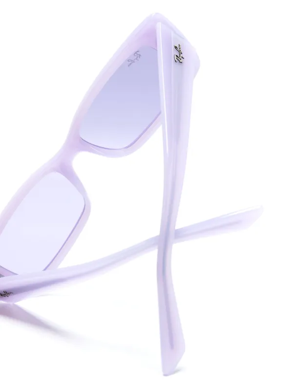 Ray-Ban Teru Bio-Based rectangle-frame Sunglasses | Purple