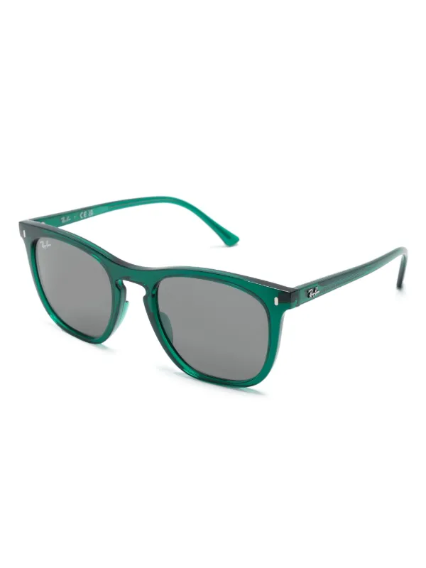 Ray-Ban スクエアフレーム サングラス | グリーン | FARFETCH JP