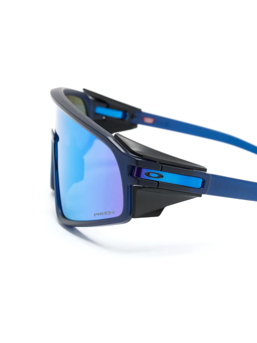 Shop Oakley Latch™ Panel Navigator-frame Sunglasses In Blau