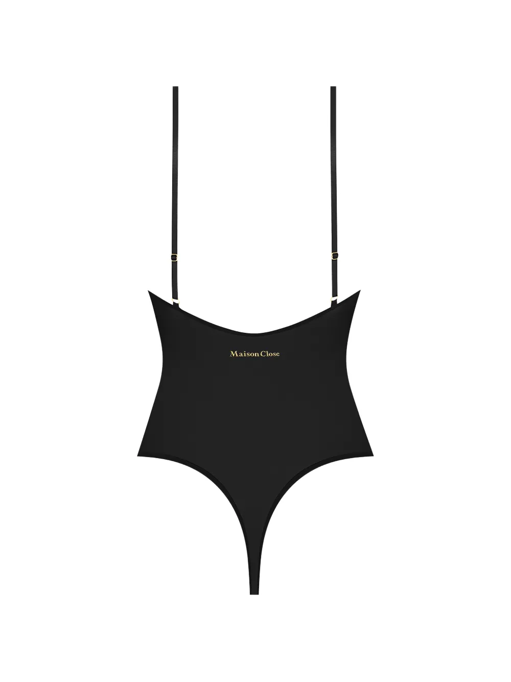 Maison Close Double Sens shapewear body Zwart
