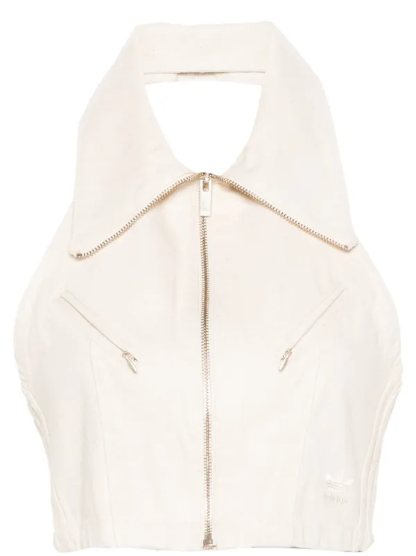 Adidas Montreal クロップド デニムベスト - Farfetch 