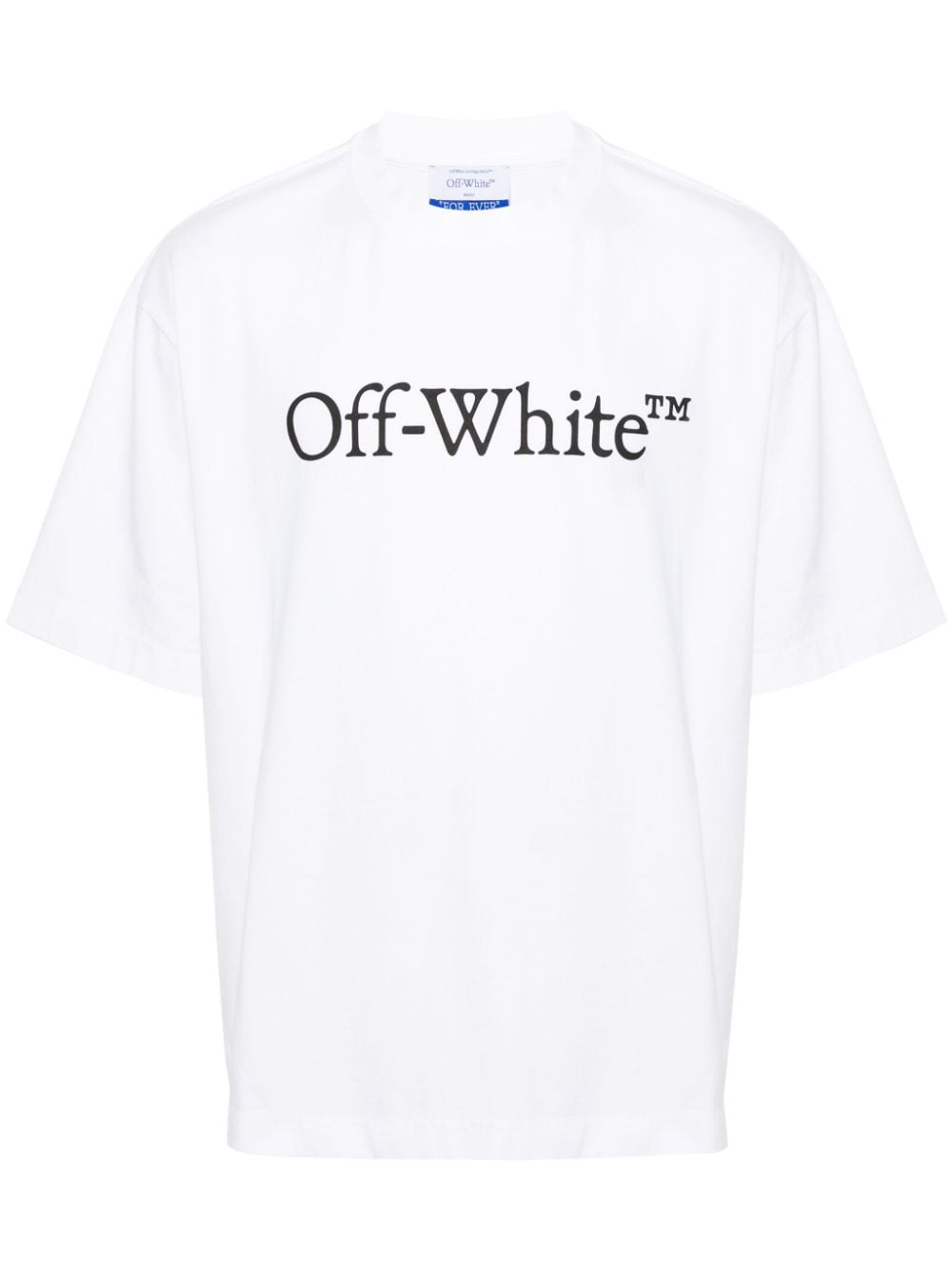 Off-White OW Book Skate katoenen T-shirt Wit