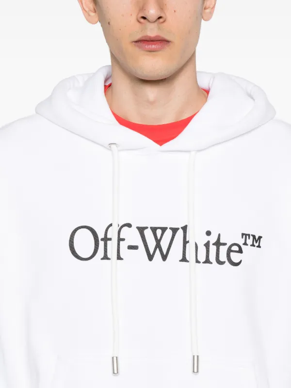 off-white Big Bookish Skate コットン パーカー 人気 Off-White Big Bookish Skate パーカー | ブラック | FARFETCH JP