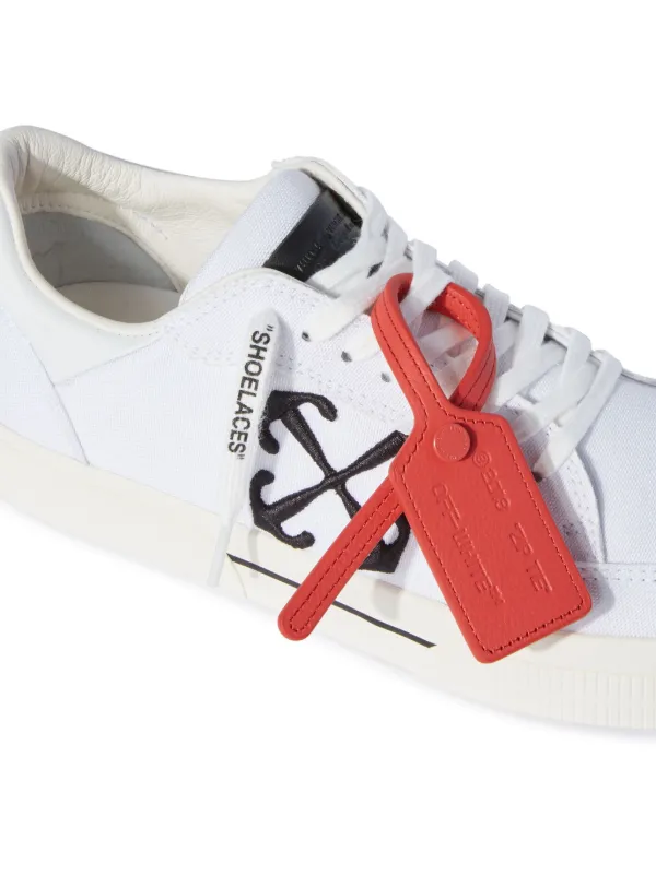 Off White New Low Vulcanized Canvas Sneakers White FARFETCH AO