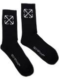 Off-White Arrows-motif socks - Black