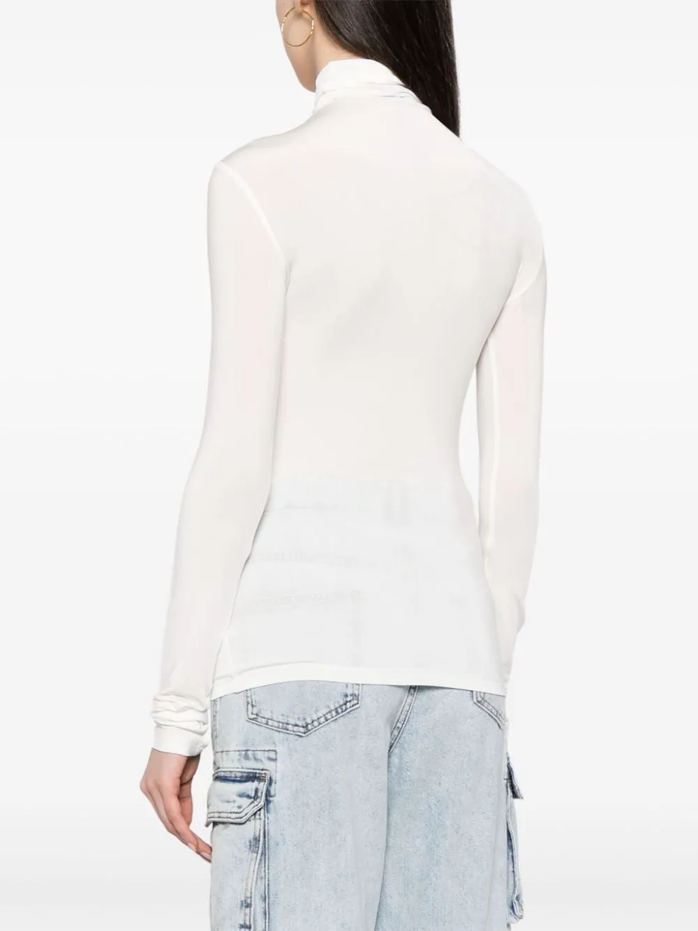 Off-White Top met logoprint Wit