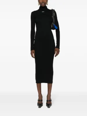 ワンピース Off-White Woman Dress Black OWDB304C99JER002 1001 Alexander Wang off-shoulder Mini Dress | Black | FARFETCH