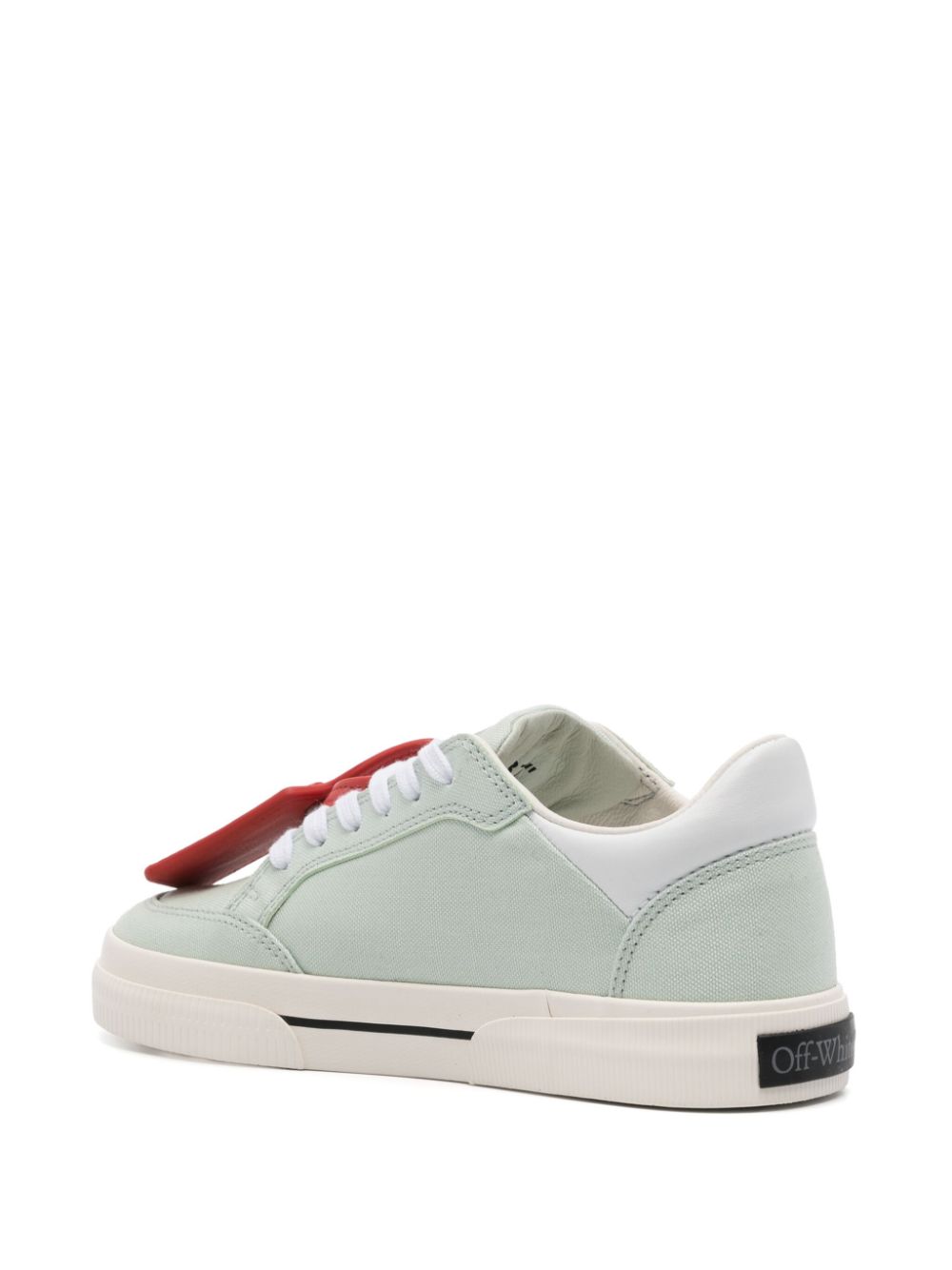 Off-White New Low Vulcanized canvas sneakers Groen