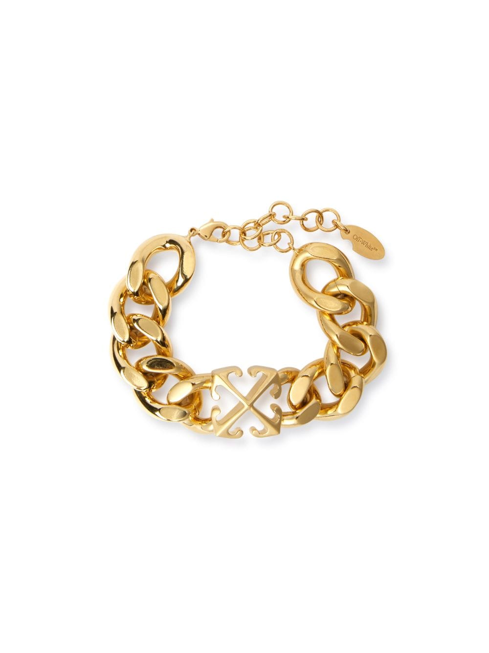 Off-white Arrow Chain Bracelet In Gold
