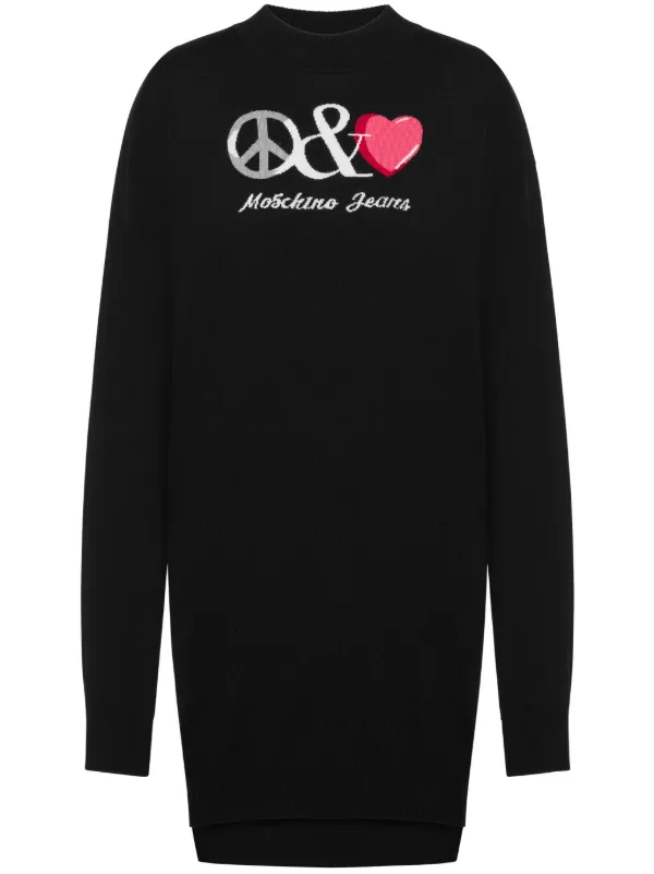 Love moschino knitwear best sale