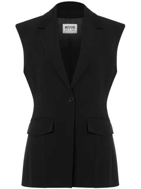 MOSCHINO JEANS cap-sleeve blazer 