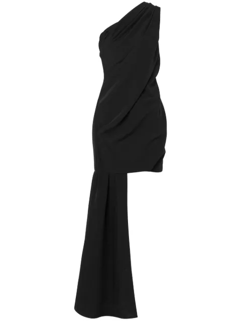 MOSCHINO JEANS one-shoulder draped mini dress J04158227 - 0