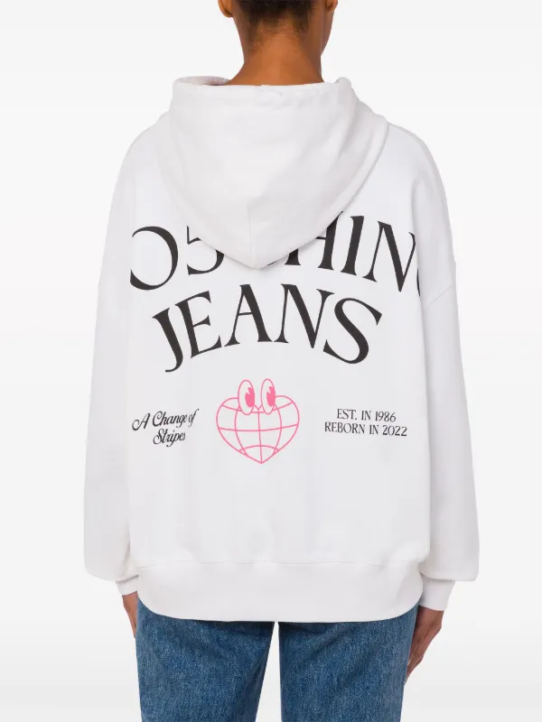 MOSCHINO JEANS グラフィック パーカー | ホワイト | FARFETCH JP
