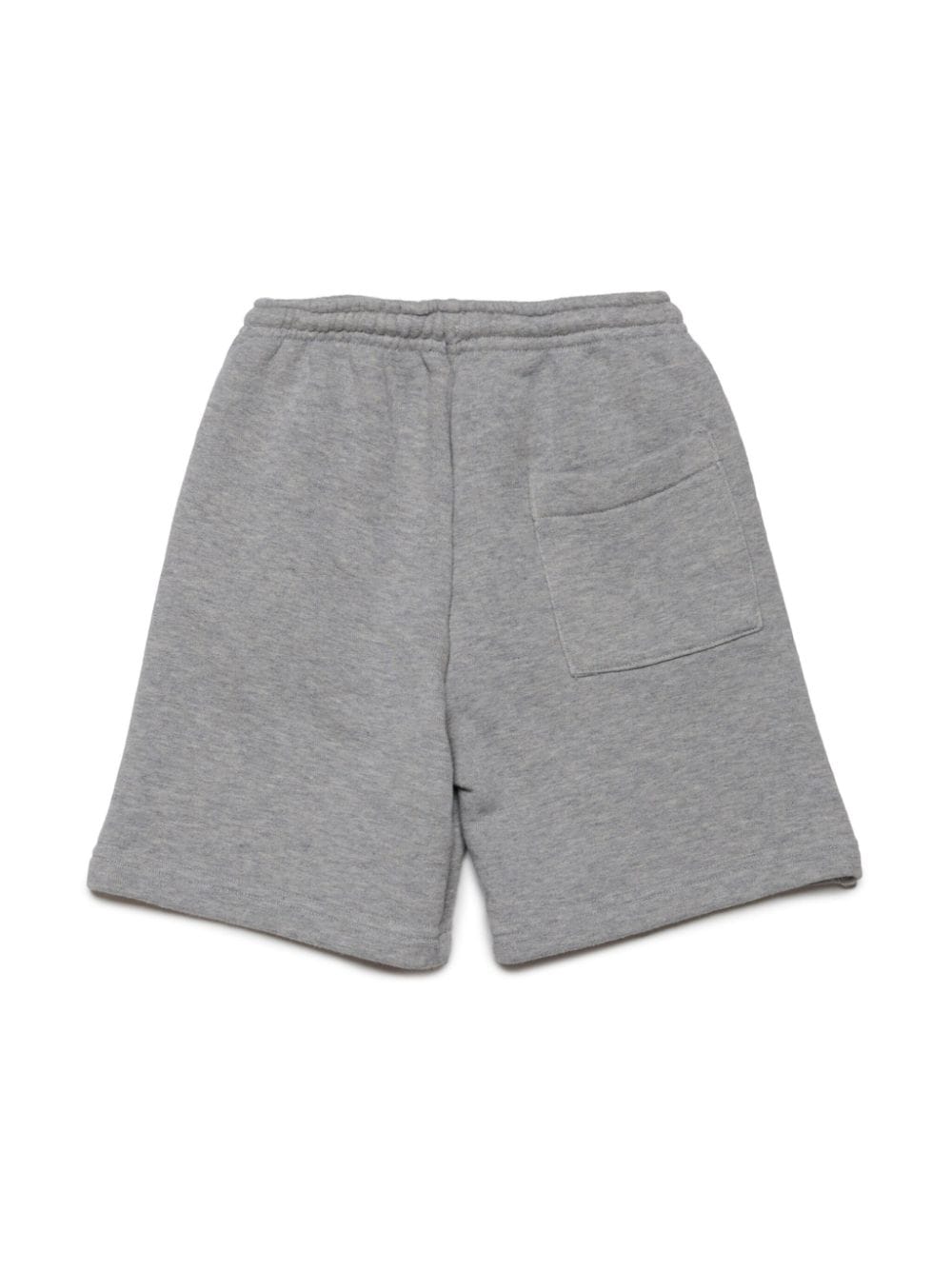 Shop Myar Logo-print Cotton Shorts In Grey
