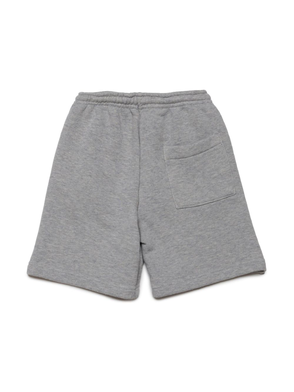 MYAR KIDS logo-print cotton shorts - Grey