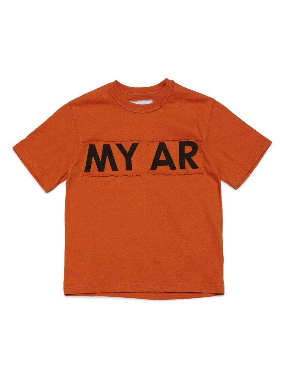 Myar Kids' Logo-print Cotton T-shirt In Orange