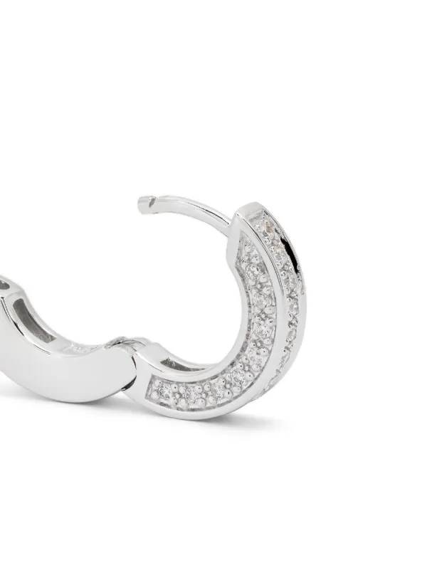 Tom Wood Nova Small Hoop Earrings | Silver | FARFETCH